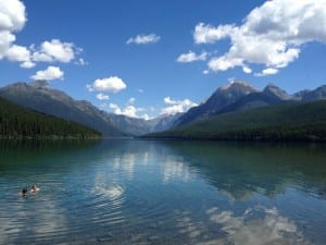 swimmers-in-bowman-lake