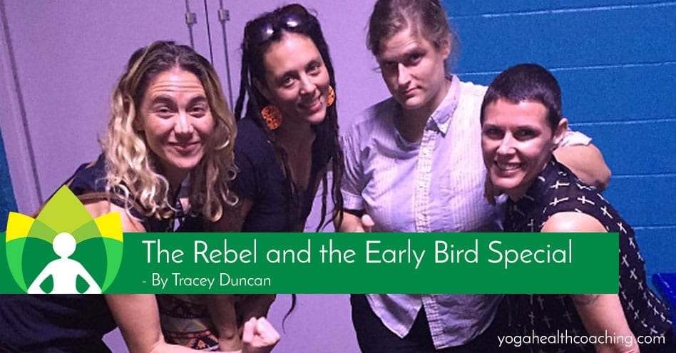 The Rebel and the early Bird Special