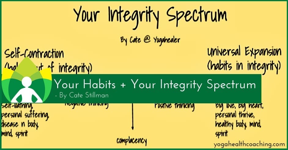 Your Habits + Your Integrity Spectrum