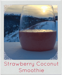 Coconut Strawberry Smoothie Pic3