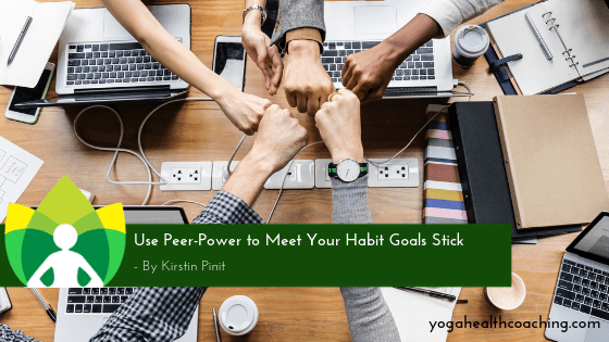 Use Peer-Power to Meet Your Habit Goals Stick